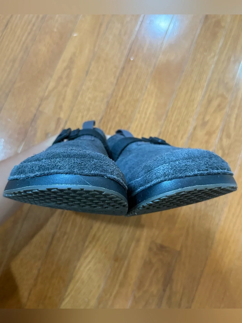 Chaco Men’s 12 Paonia Suede Clogs Mules Black Slip On Comfort Shoes Suede Wool